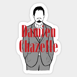 A Portrait of Damien Chazelle Sticker